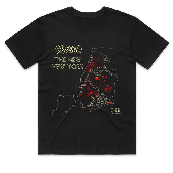 The New,New York Black T-Shirt