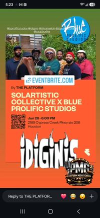 Idiginis at SOLARTISTIC COLLECTIVE X BLUE PROLIFIC STUDIOS