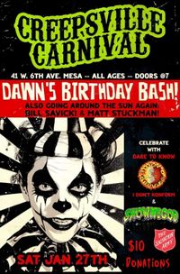 THE ROOMS-BIRTHDAY BASH FOR DAWN