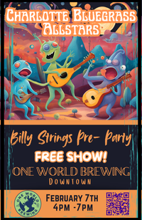 One World Brewing Billy String Pre-Party