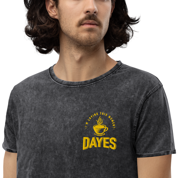 Embroidered t-shirt - I'm loving this moment