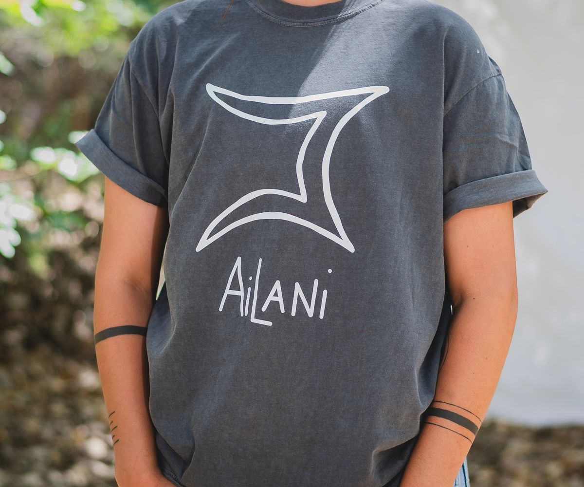 Ailani Logo Tee - Granite