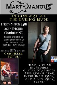 Marty Manous in Concert @ The Evening Muse 