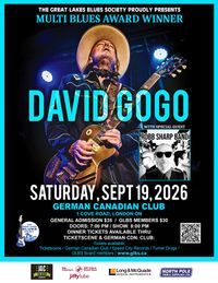 David Gogo with Special Guest Robb Sharp Band 