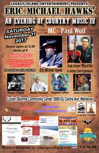 ERIC MICHAEL HAWKS' 4th Annual 'An Evening of Country Music'