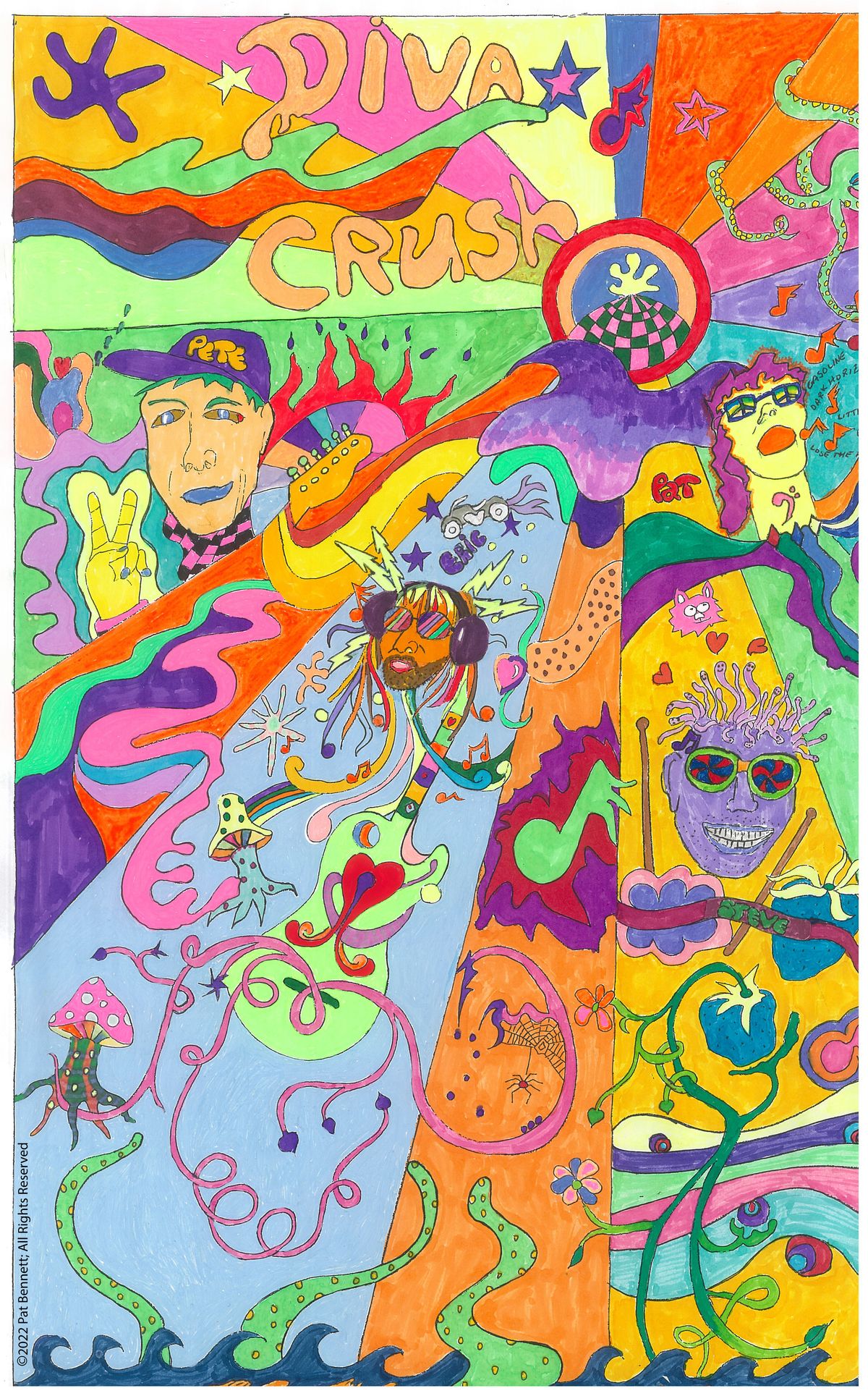 Original Diva Crush Artwork Poster 2022