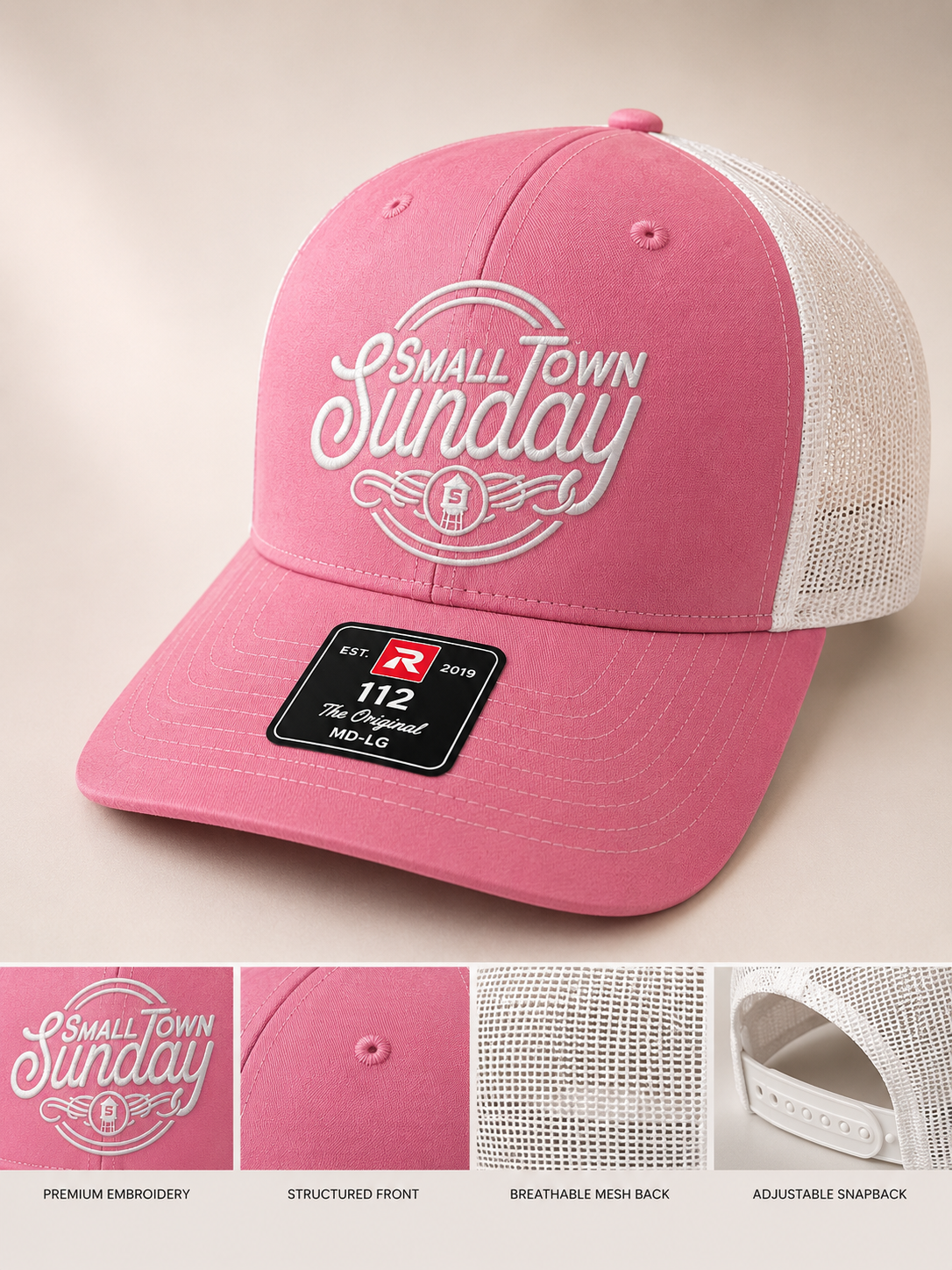 Ladies Pink Logo Hat