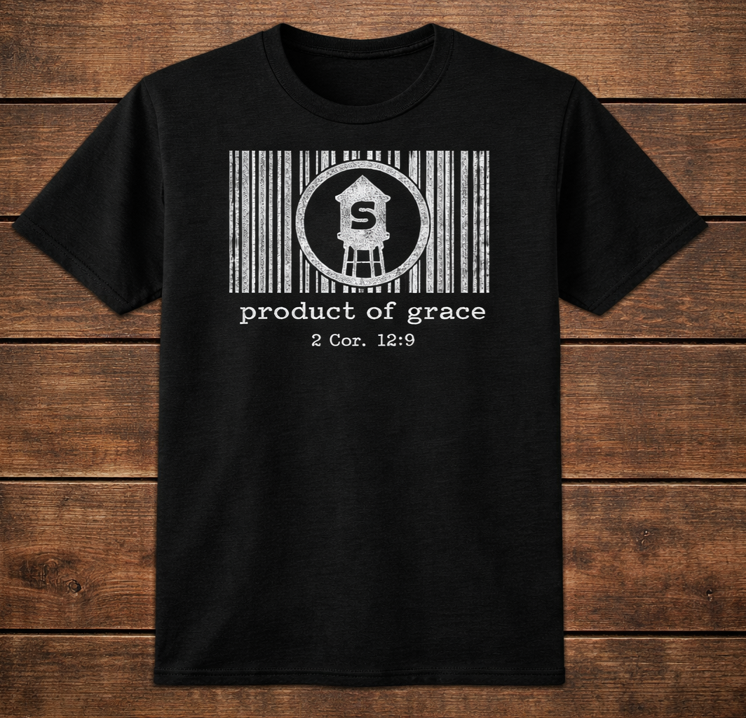Product of Grace Water Tower Logo Tee