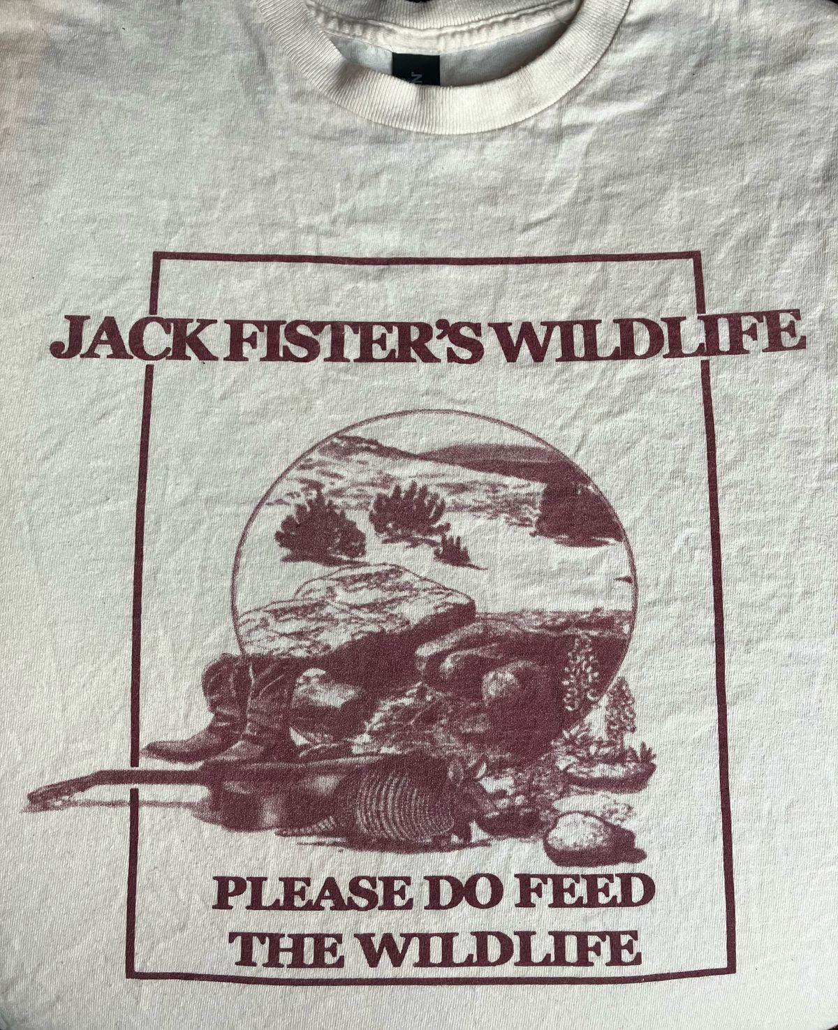 Natural N’ Maroon “Please Do Feed The Wildlife” T-Shirt