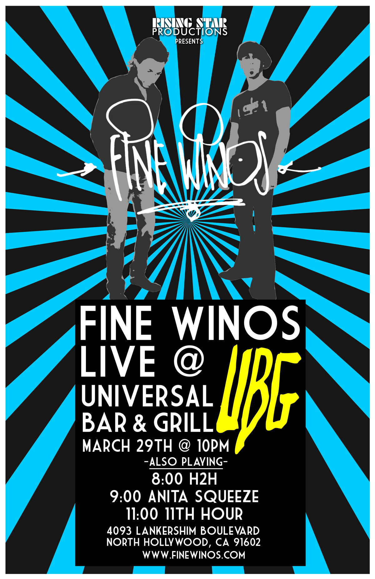 Fine Winos Sunrays UBG Poster