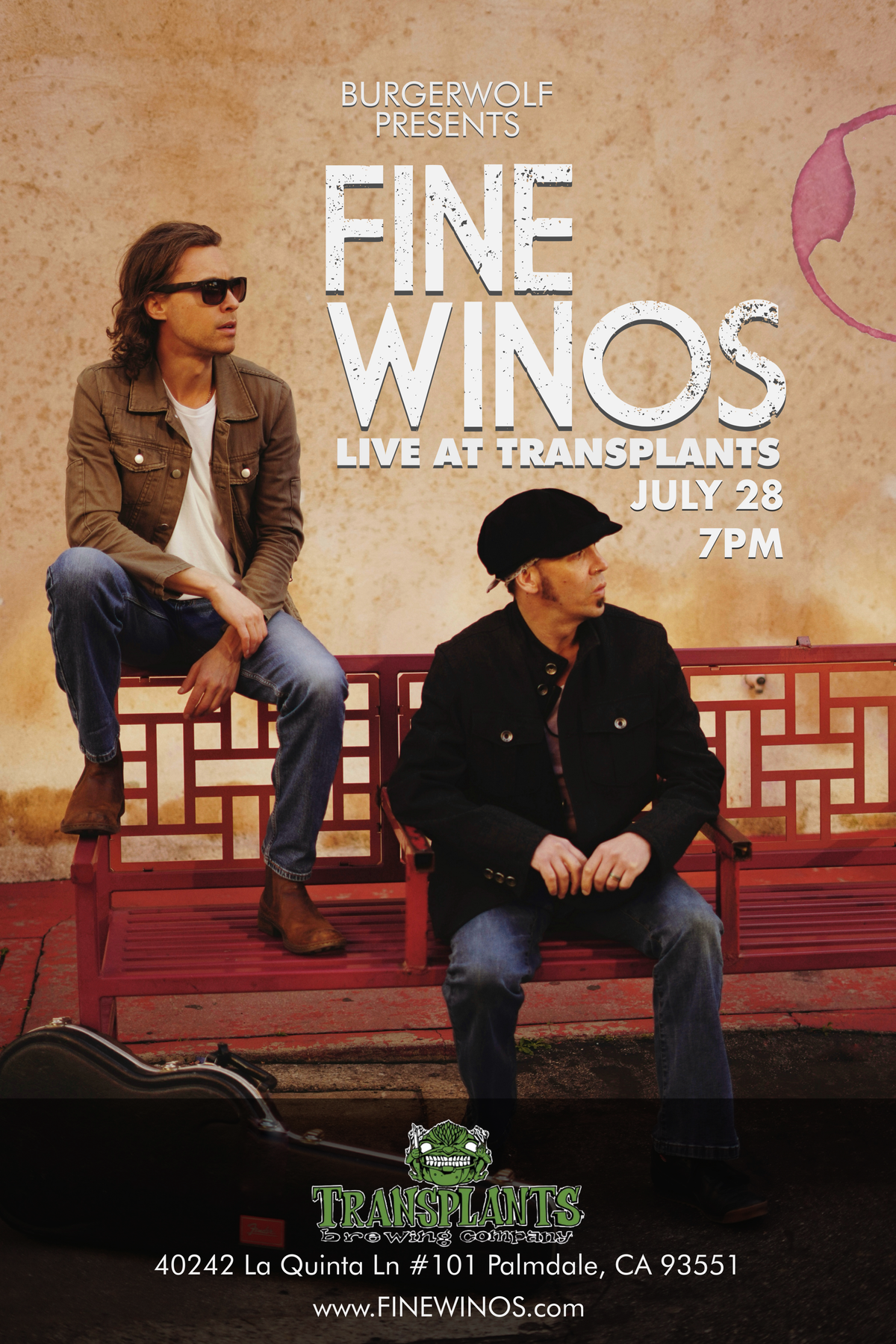Fine Winos Transplants Poster