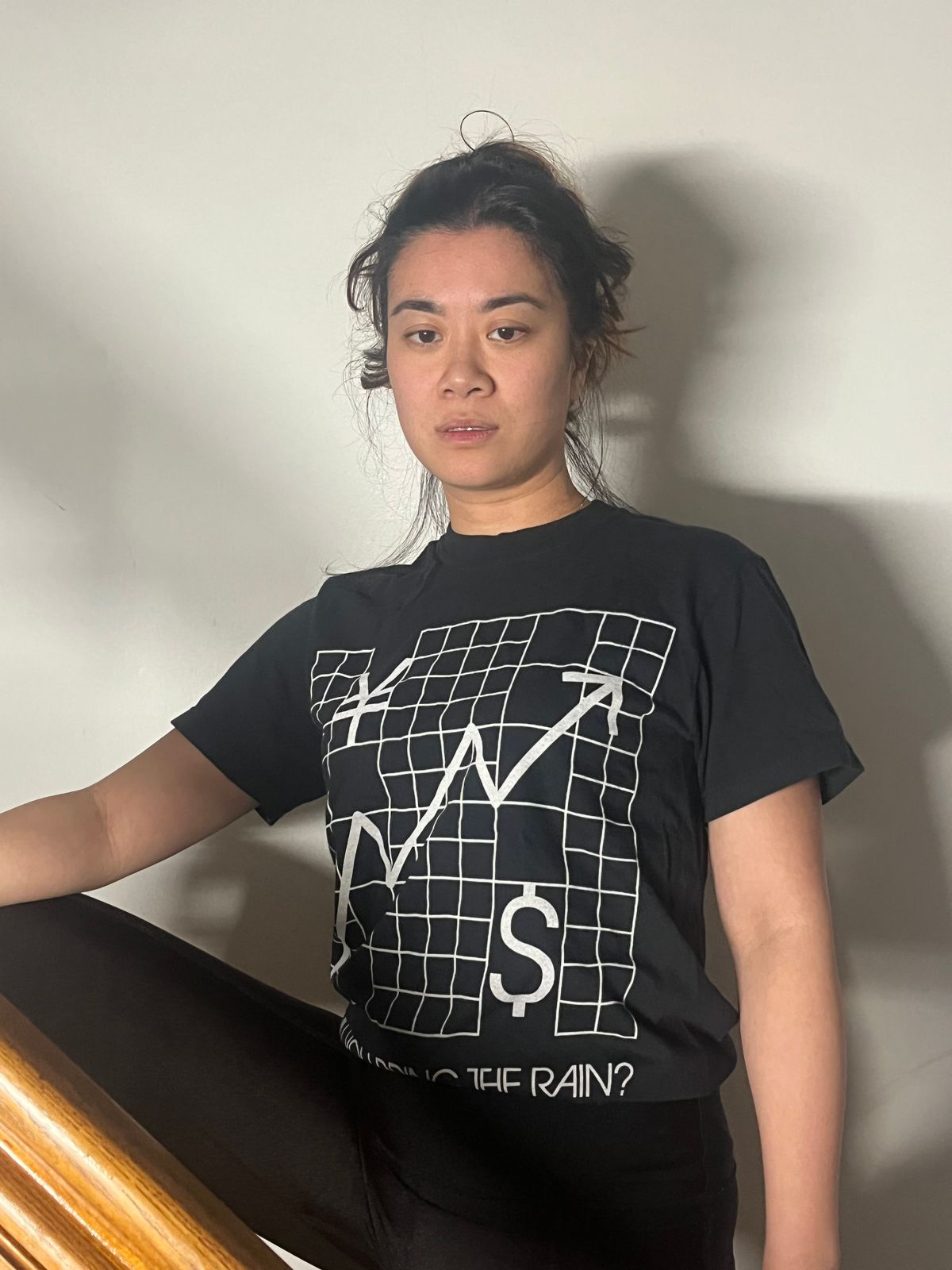 WILL YOU BRING THE RAIN? "ON THE CHARTS" TEE (BLACK)