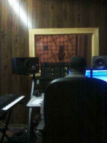 Bill in studio engineering and producing
