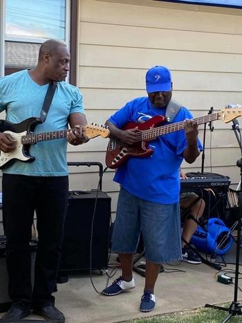 Bill's Birthday Bash!  Me & buddy Robert Burke's  on guitar

