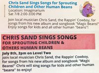 Chris Sand Sings Songs for Sprouting Children and Other Human Beans!