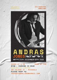 Chris Sand & the Beloved Vagabonds open for Andras Jones!