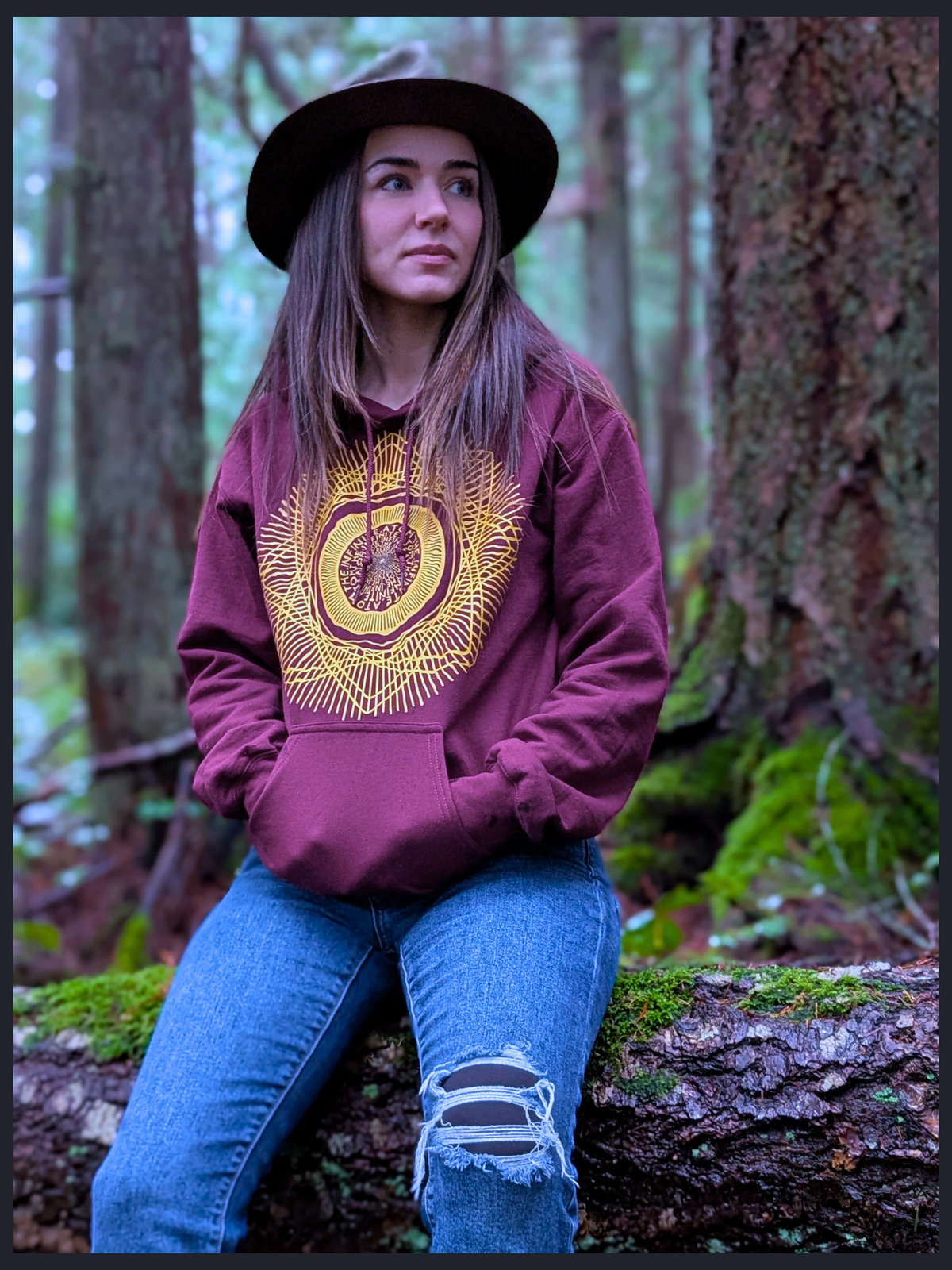 Atomic Hoodie - Maroon (Classic Logo)