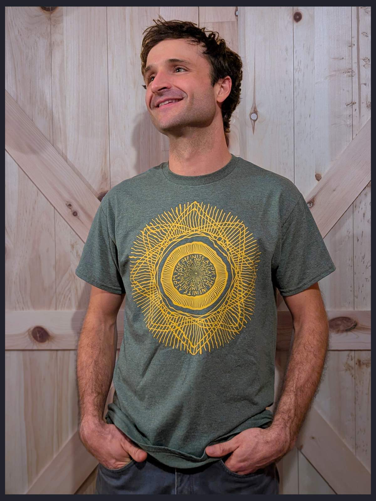 Atomic Tee - Heather Green
