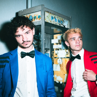 Royal Fools Jumping Press Shot Band Identical Twin Brothers