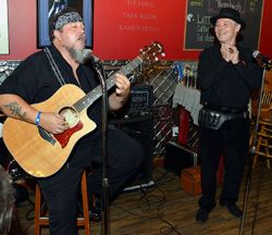 Myself and Sherman Doucette at the Boh in Kelowna 2012.
