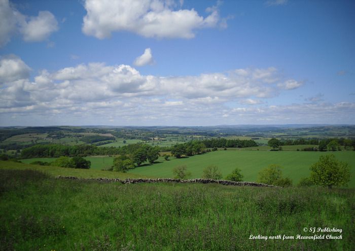 Heavenfield Church, looking north...