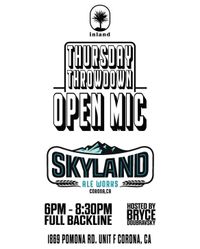 Thursday Throwdown Open Mic