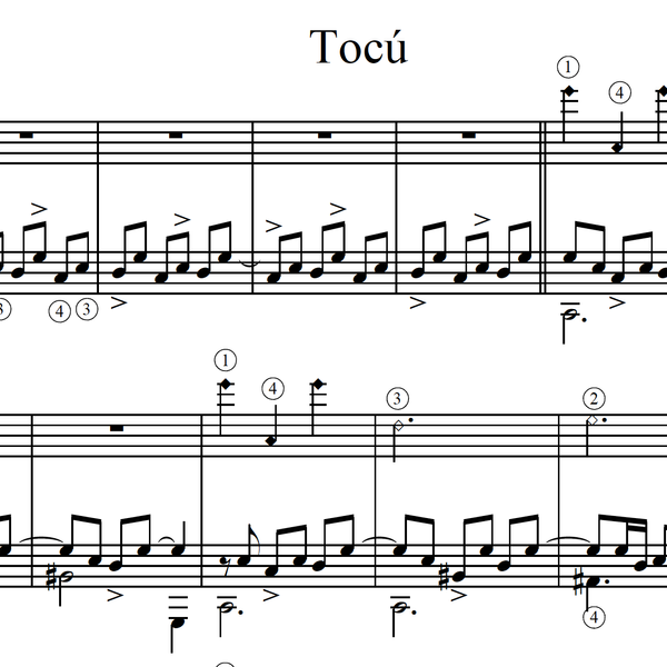 Tocú (guitar duet)