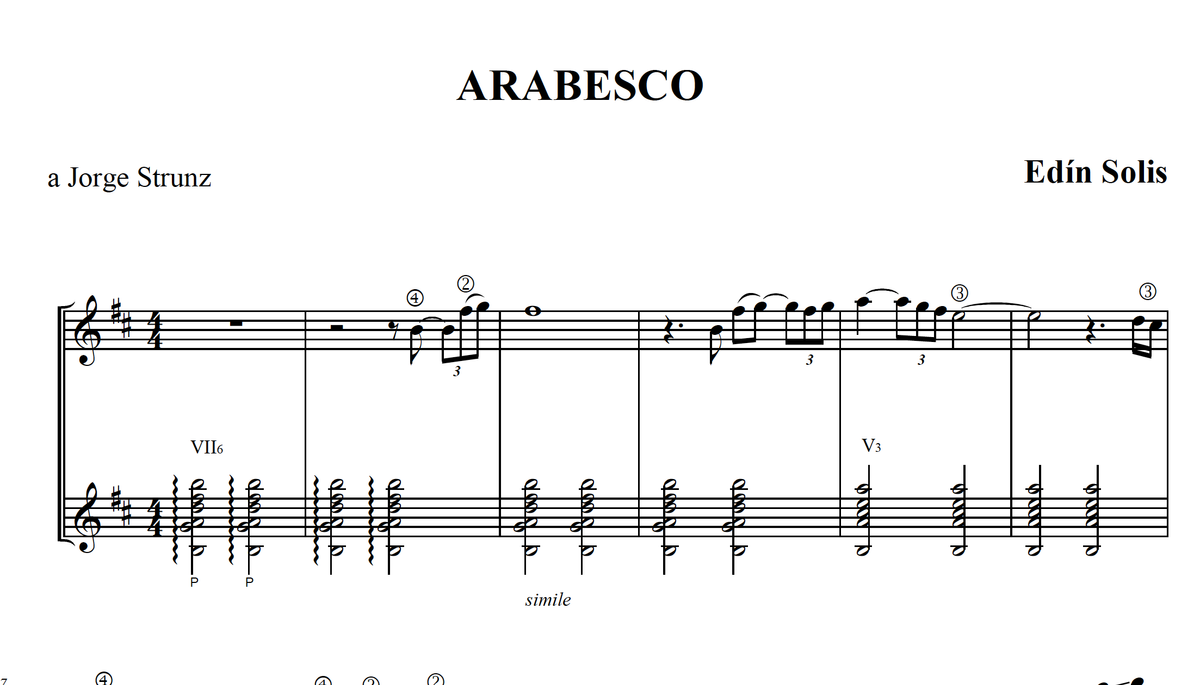 Arabesco (guitar duet)