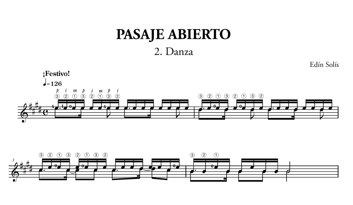 Pasaje Abierto "Danza"