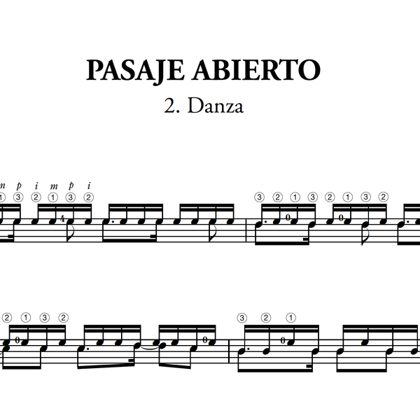 Pasaje Abierto "Danza"