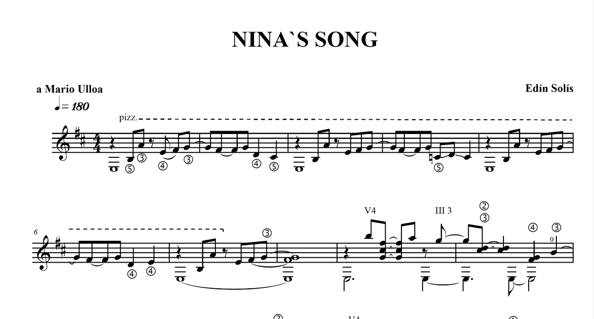 Ninas Song