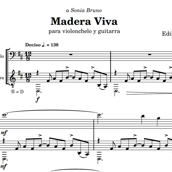 Madera Viva (cello and guitar)