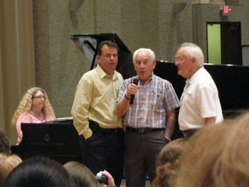 Tracey playing for Les and Clark Beasley of the Florida Boys and Ben Speer
