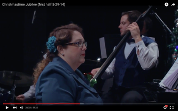 Playing for a live '40s radio broadcast show
