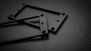 Hufschmid design Brass Humbucker Mounting Rings for 7-String Guitar