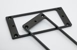Hufschmid design Brass Humbucker Mounting Rings for 7-String Guitar
