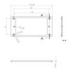 Hufschmid design Brass Humbucker Mounting Rings for 6-String Guitar