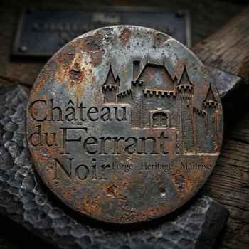 Rusted steel effect
