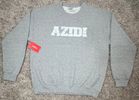 AZIDI "CREW LOVE FLEECE" (STONE GREY)