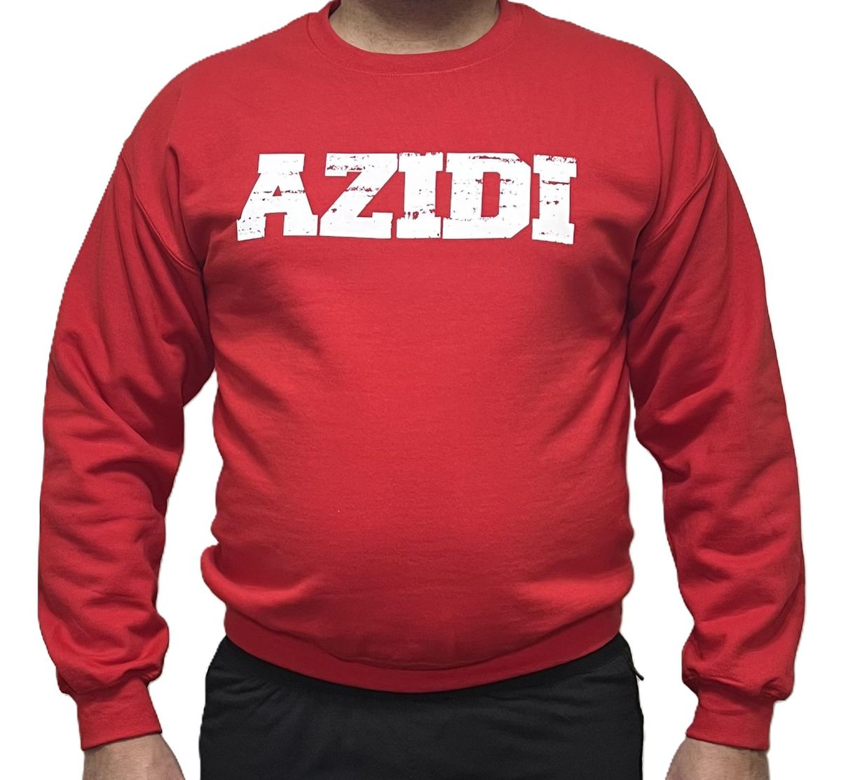 AZIDI "CREW LOVE FLEECE" CLASSIC RED