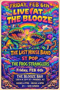 St. PoP / The Frogstranglers / The Last House Band at Blooze Bar