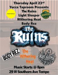The Withering Heat / The Ruins / Light Sleeper / Body Rez