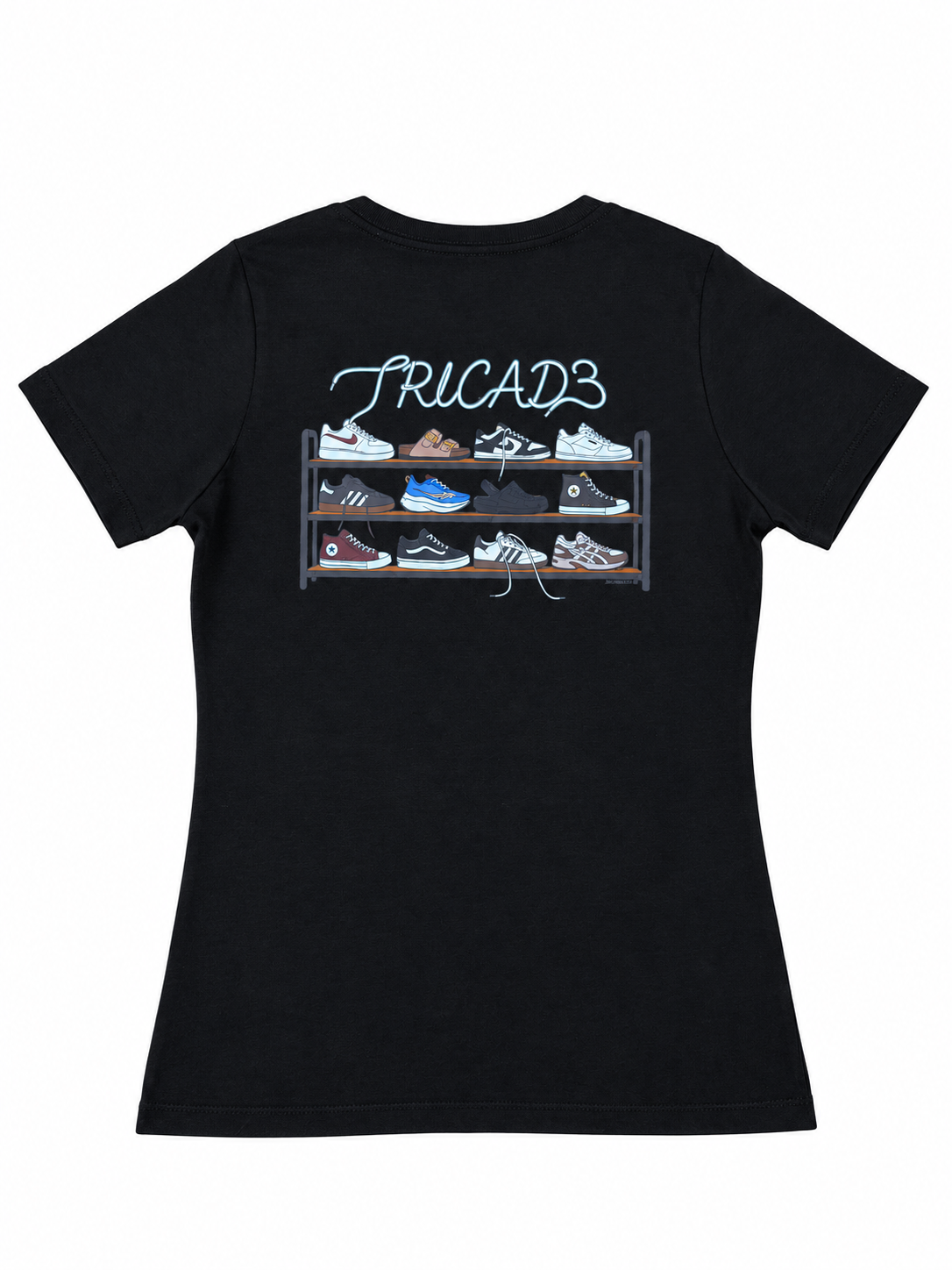 TriCade Women's Shoe Rack T-Shirt