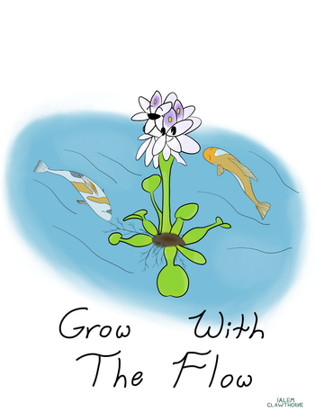 Grow with the Flow (2024, Procreate)
