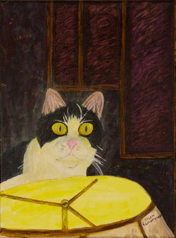 The Menace (Acrylic on 9"x12" Canvas, 2025)
