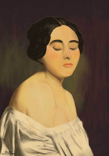 Le Dédain by Bouguereau Study (2025, Procreate)
