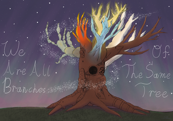 Branches of the Same Tree (2024, Procreate)
