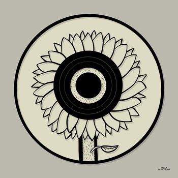 Silhouette Series, Sunflower (2026, Procreate)
