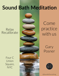 Simply Sound Bath Meditation Sunday with Certified Sound Therapist Gary Posner - 90mins