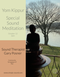 Yom Kippur Sound Meditation at Community Synagogue of Rye